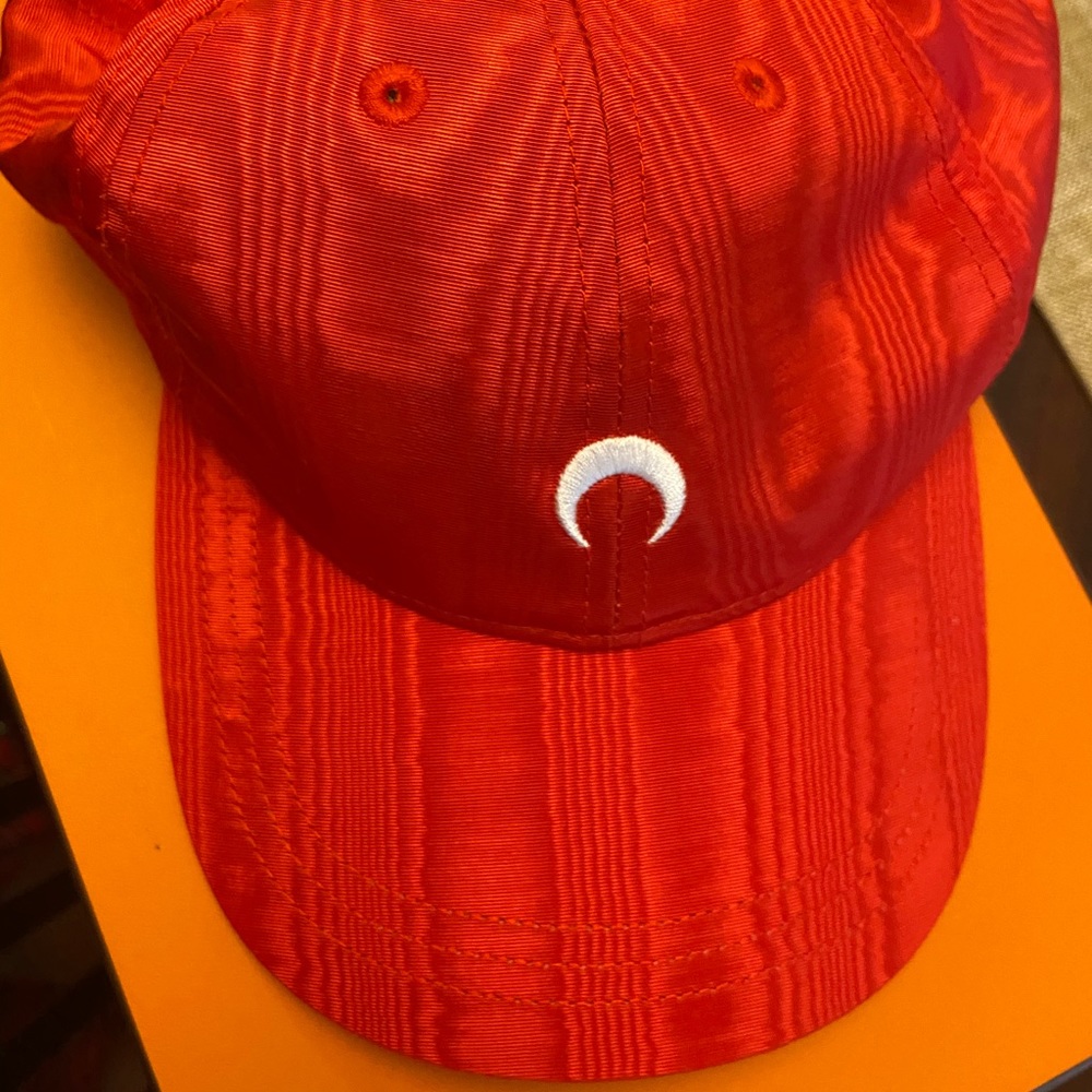 Marine Serre red baseball cap